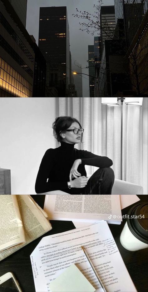 Elegant stundet with glasses studying in New York My Love Photo, Autumn Outfit Ideas, Career Vision Board, Cute Autumn, Academic Motivation, Dark Feminine Aesthetic, Study Motivation Inspiration, Future Lifestyle, Studying Inspo