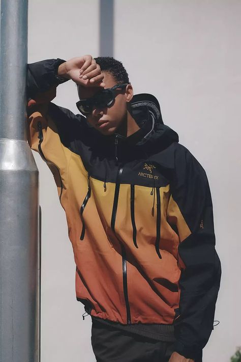 LORENZ.OG Brings "PATENTED COLORSCHEMES" to Arc'teryx Outdoors Aesthetic, Lil Yachty, Mandarina Duck, Ombre Gradient, B Fashion, Shell Jacket, Ski Wear, New Media, A Series