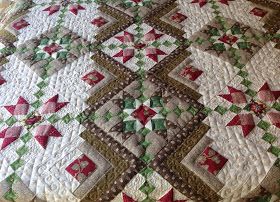 Sew'n Wild Oaks Quilting Blog: Heritage is Quilted Heritage Quilt, Quilt Pattern Free, Row Quilt, Spring Quilts, The Quilt Show, Marcus Fabric, Log Cabin Quilts, Star Blocks, How To Finish A Quilt