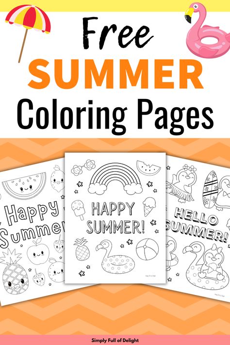 free summer coloring pages Luau Coloring Pages Free Printable, Summer Color By Number Free Printable, Summer Coloring Sheets Free Printable, Summer Coloring Pages Free Printable, Printable Summer Coloring Pages, Summer Coloring Pages For Kids, Summer Coloring Sheets, Summer Activities For Toddlers, Color Worksheets For Preschool