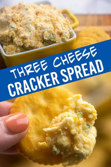 Easy Spreads For Crackers, Cheese Spreads Recipes, Cracker Spreads Recipes, Cream Cheese Spread Recipes For Crackers, Spreadable Cream Cheese Recipes, Cracker Spreads Easy, Spreadable Cheese Recipes, Cheese Spreads For Crackers, Cream Cheese Cracker Spread