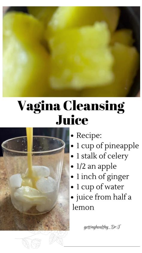 Lady fresher drink.#pineapple 🍍high acidic natural and sugar content could sweeten the taste of bodily fluids#Celery 🎋is loaded with vitamin C and helps restore the balance bacteria in the area. Also it contains #chlorophyll which will help with smell.#apples 🍎phytoestrogens and #antioxidants stimulate the blood flow in the area, keeping it healthy and fresh.#lemons 🍋acidity helps maintain your pH and keep matters in control.#ginger is a natural cleanser | Herbal Remedies | Herbal Remedies · Blood Cleanser Natural Cleanses, Restore Ph Balance Natural, Drinks For Ph Balance, Chlorophyll Drink Recipes, Natural Juice Recipes, Chlorophyll Water, Follicular Phase, Balance Ph, Natural Juice