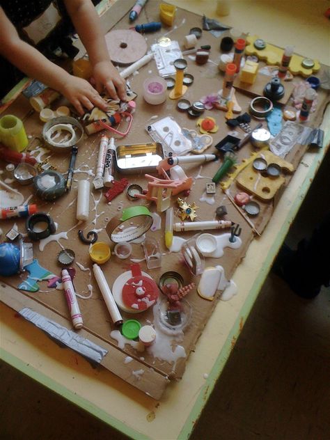 Loose Parts, Early Childhood, Tools, Collage