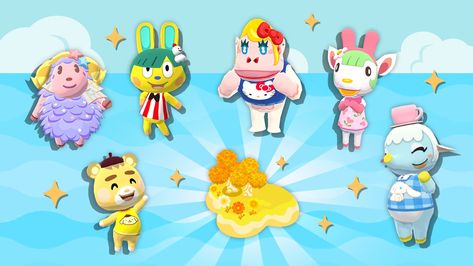 Help Guide: How to Request a Sanrio Villager | Pange Plays Lazy Bear, Animal Crossing Villagers, Animal Crossing Pocket Camp, Merry Go Round, All About Animals, Bear Cubs, Little Twin Stars, Sanrio Characters, Animal Crossing