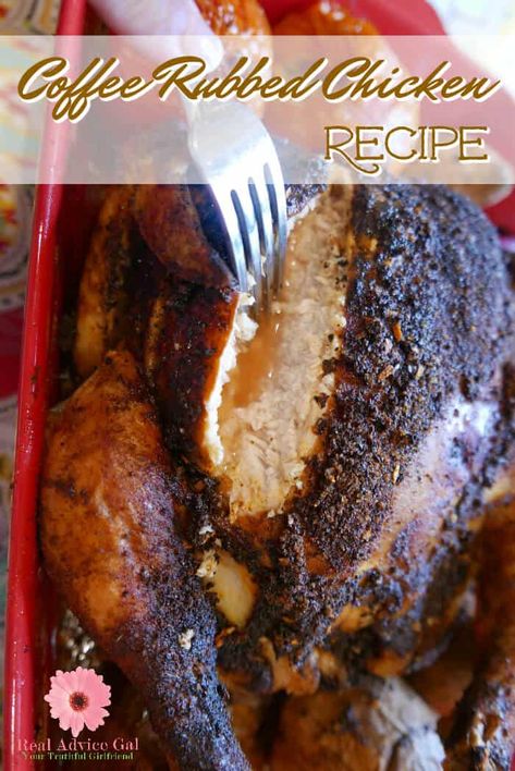 Coffee Chicken Recipe, Coffee Rub Recipe, Rub For Chicken, Coffee Rub, Poultry Dishes, Easy Coffee Recipes, Pork Steak, Rub Recipes, Chicken Sweet Potato