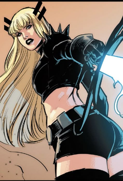 #Magik Illyana  Rasputin #Xmen Comic Hair, Illyana Rasputin Magik, Xmen Characters, Magik Marvel, Marvel Comics Icons, Illyana Rasputin, X Men Comics, X-men, The New Mutants