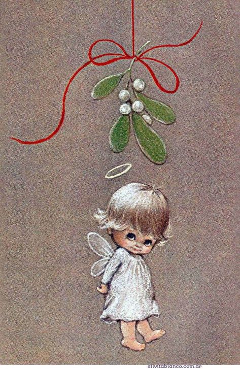 Christmas Rock, Navidad Diy, Angel Painting, Old Fashioned Christmas, Christmas Drawing, Noel Christmas, Vintage Christmas Cards, Christmas Paintings, Little Angel