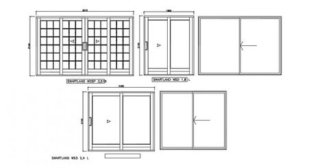 Front sectional detail of a sliding door elevation dwg file Sliding Door Elevation, Door Elevation, Wardrobe Rail, Sliding Door Design, Architecture Elevation, Cupboard Wardrobe, Wardrobe Planning, Sliding Wardrobe, Cad Blocks