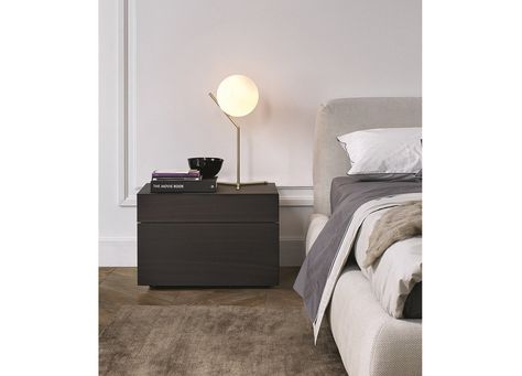 Bedside Table Design Ideas, Modern Bedside Table Design, Bedroom Nightstands, Table Design Ideas, Side Tables For Bedroom, Bedside Table Design, Est Living, Contemporary Side Tables, Bedside Table Storage