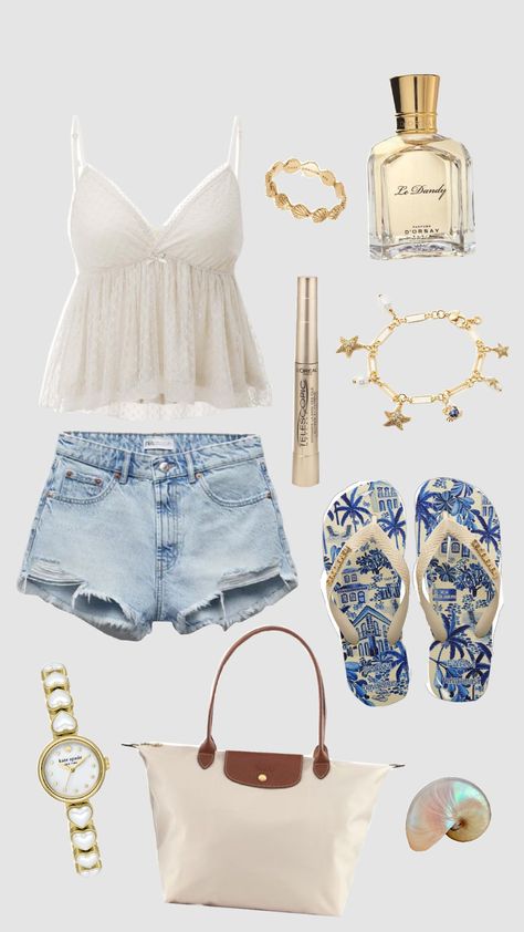 #outfit #summer #blue #pinterest #aesthetic #european #beach Outfit Inspo For Cruise, Beach Outfit For Work, Beach Outfits Inspiration, European Summer Outfit Ideas, Euro Summer Aesthetic Outfits, Outfit Inspo For Europe, Cute Outfits For Europe Travel, Chalet Outfit Summer, Outfit Inspo For Italy