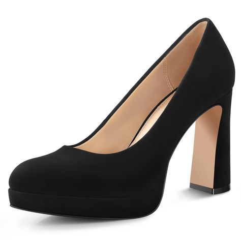 Ankis Platform Heels Women’s Pumps Black White Nude Closed Toe Chunky Heel Shoes Product Details Size: 7 Color: Black Nubuck Brand: No Brand Mpn: Does Not Apply Upc: Does Not Apply Ean: Does Not Apply * Date First Available : October 26, 2023 Heels Pump Shoes Trendy Block Heels, Closed Toe Heels, Chunky Heel Shoes, Platform Pumps, Chunky Heel, Black Pumps, Heel Shoes, No Brand, Platform Shoes