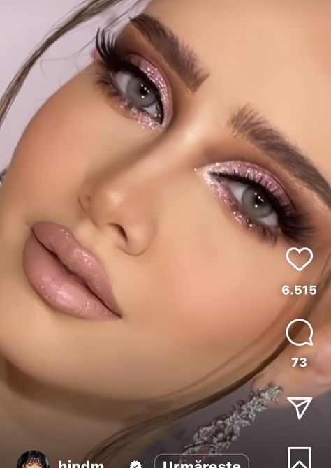 Pink Party Makeup, Pink Dress Makeup, Photographic Makeup, Fair Skin Makeup, Hazel Eye Makeup, Birthday Makeup, Makeup Spray, Eye Makeup Pictures, Glam Makeup Look