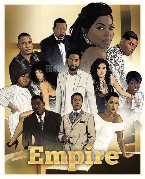 Empire TV Series Picture Of Cast Artwork Empire Tiana, Empire Hakeem, Fox Fanart, Empire Quotes, Hakeem Lyon, Empire Movie, Empire Cast, Empire Cookie, Bryshere Gray