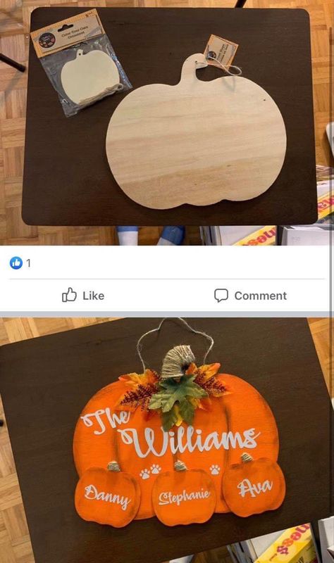 Fall Theme Crafts For Adults, Christmas Diy Projects Decoration, Fall Diy Home Decor Ideas, Fall Circut Ideas, Diy Cheap Fall Decorations, Diy Cricut Fall Decor, Simple Crafts To Sell Make Money, Dollar Tree Fall Porch Decor, Fall Door Hangers Diy Dollar Tree