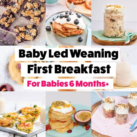 Baby Led Weaning Breakfast Ideas Babies 6 Months+ - Baby Led Feeding Breakfast Ideas For Babies, Baby Breakfast Ideas, Led Weaning Breakfast, Muffins Baby, Blueberry French Toast Bake, Baby Led Weaning Breakfast, Weaning Baby, Blw Recipes, Veil Updo