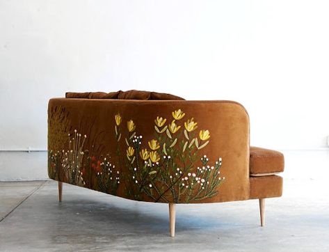 Casamento's embroidered furniture is sew beautiful (& sustainable!) Habitat Furniture, Quirky Furniture, Unique Furniture Design, Rubber Tree, Furniture Side Tables, French Oak, High Quality Furniture, Mid Century Furniture, Reupholster