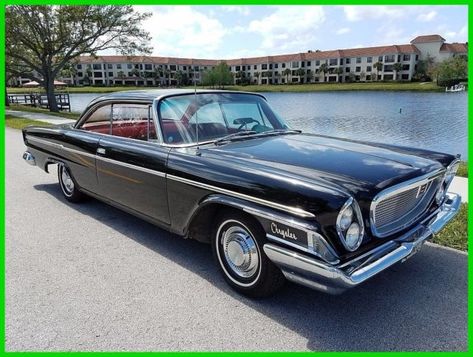 1962 Chrysler Newport Used Automatic Coupe, 413 V8, Original - Classic Chrysler Newport 1962 for sale Chrysler Newport, Vero Beach Florida, Chrysler Cars, Autonomous Vehicle, Vero Beach, Black Exterior, Classic Cars Trucks, Town And Country, Show Photos