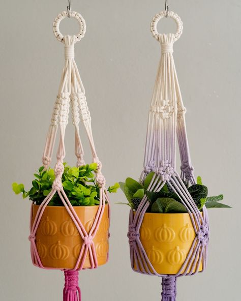 Looking for the perfect Mother's Day gift? 🎁 Check out the Ombre Plant Hanger! 🌿 It's a beautiful combination of art and practicality, perfect for any mom. This stunning piece is skillfully crafted and makes a thoughtful and sustainable gift. ♻️ To purchase the Ombre Plant Hanger, visit https://beandaikon.etsy.com/listing/1696562651 or contact us for more information. 🌟 #HandcraftedHomes #BohemianChic #NatureInspired #ContemporaryFarmhouse #FamilyFriendlySpaces #SustainableLiving #Artisanal... Macrame Practical, Ombre Macrame, Contemporary Farmhouse, Sustainable Gifts, Unique Presents, Bohemian Chic, Better Homes, Green Living, Sustainable Living