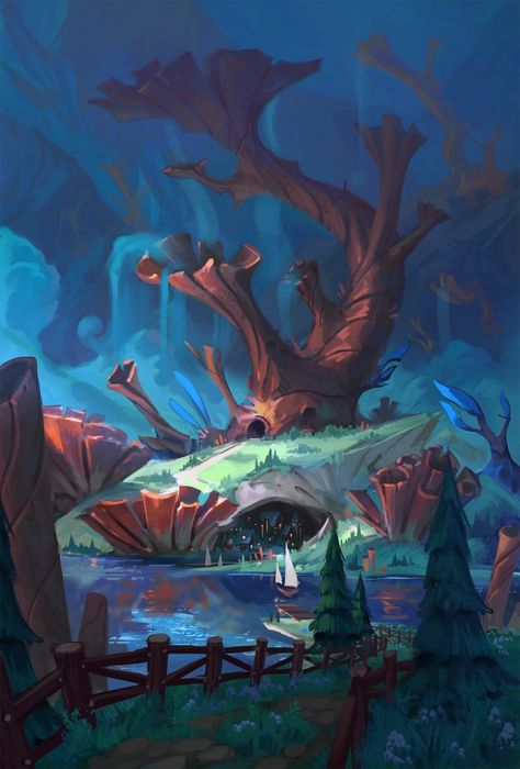 Coral Landscape, Colour Script, Thesis Proposal, Underwater House, Underwater City, Landscape Concept, Fantasy Forest, Alien Worlds, Concept Artist