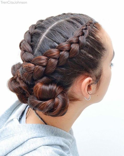 Teen's Hairstyles, Ballet Hairstyles, Competition Hair, Hairstyles For Teens, Sport Hair, Braided Hairstyles For Teens, Dance Hairstyles, Penteado Cabelo Curto, Sporty Hairstyles