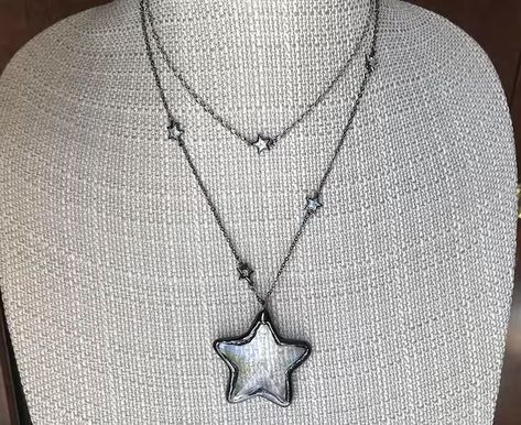 Star Choker, Necklace Combo, Mazzy Star, Double Necklace, Crystal Stars, Funky Jewelry, Short Necklace, Black Star, Dream Jewelry