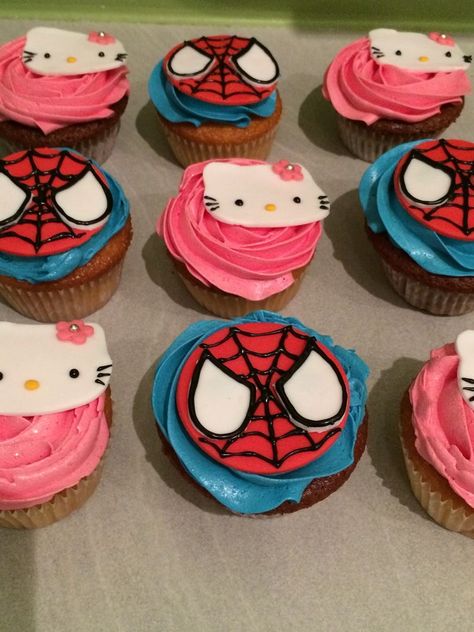 Hello Kitty And Spiderman Birthday, Hello Kitty And Spiderman Cake, Spiderman X Hello Kitty, Kitty Y Spiderman, Hello Kitty X Spiderman, Spider Man And Hello Kitty, Spiderman And Hello Kitty, Hello Kitty And Spiderman, Spiderman Hello Kitty