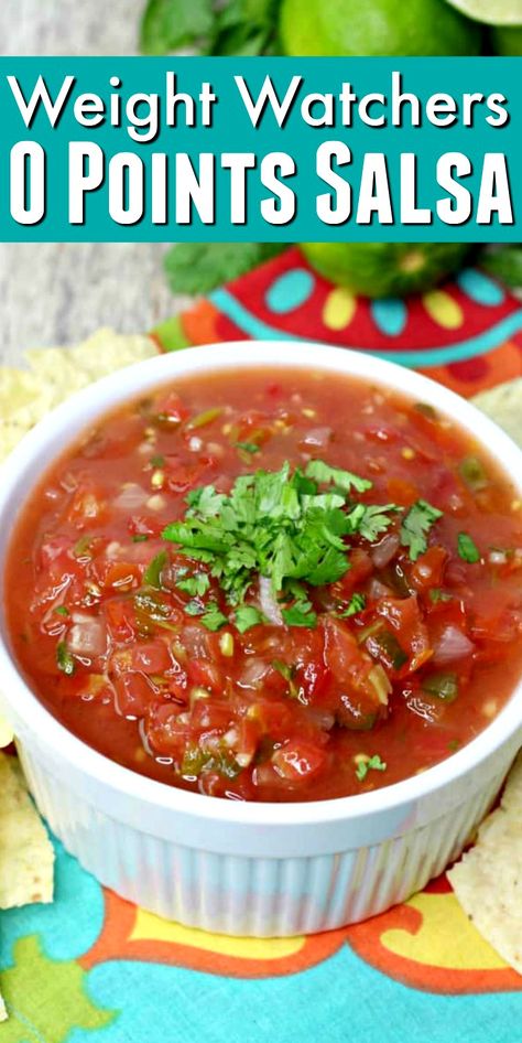 Smart Lunch Ideas, Zero Point Recipes, Weight Watchers Salsa, Weight Watchers 0 Point Recipes, Weight Watchers 0 Point Foods, Weight Watchers Bowls Recipes, Ww Zero Point Salad Dressing, Weight Watchers Dips Appetizers, Zero Point Weight Watchers Recipes Dinner