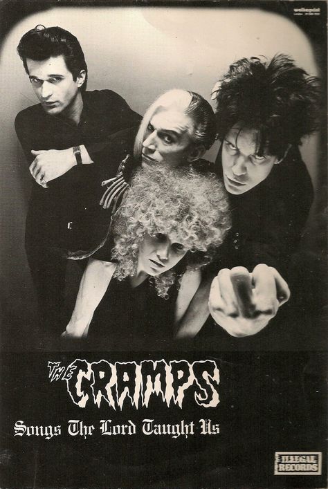 The Cramps Band, Surf Music, Goth Bands, Ricky Nelson, Goth Music, Punk Poster, Dark Wave, The Cramps, Iggy Pop