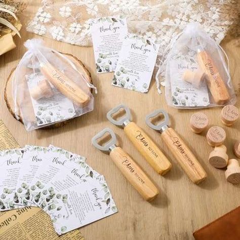 Wedding Presents For Guests, Wine Stopper Wedding Favors, Wedding Bottle Opener, Gifts For Wedding, Wine Gift Set, Wedding Gift Set, Wine Corks, Beer Opener, Beer Bottle Opener