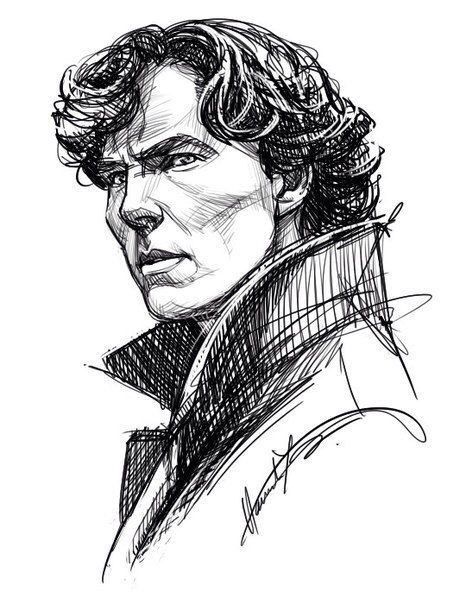 #sherlockfanart Bbc Wallpaper, Sherlock Tattoo, Sherlock Holmes Wallpaper, Sherlock Drawing, Graphite Sketches, Sherlock Art, Benedict Sherlock, Sherlock Fanart, Creation Art