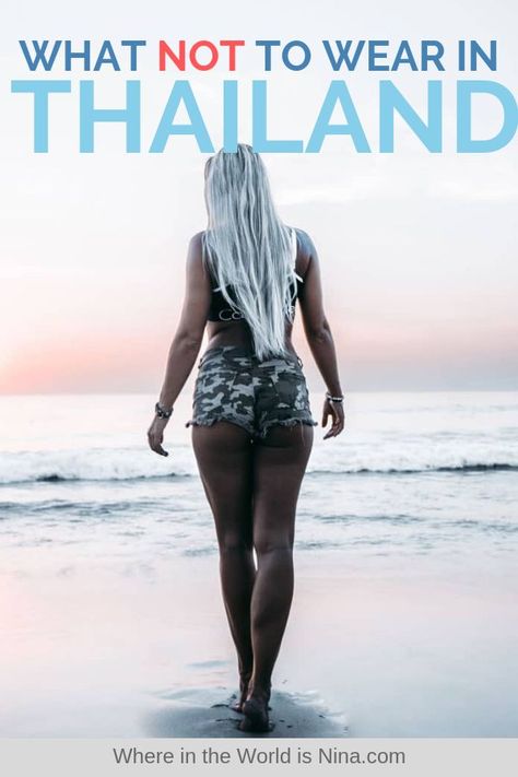 This Thailand packing list has what you need to get you through your trip around the country including things to know about what to wear to be respectful. Don't leave for your trip without this Thailand packing list! Pin this to your Thailand travel board!  #Thailand #ThailandPackingList #ThailandTips What To Buy In Thailand, Phuket Style, Phuket Thailand Outfit Ideas, What To Pack For Thailand, Pack For Thailand, Thailand Travel Clothes, Thailand Packing List, Fun Dates, Thailand Packing