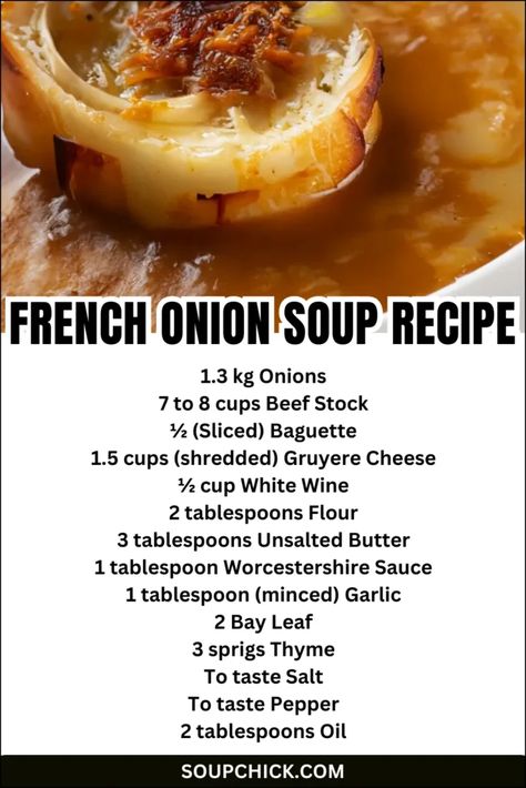 French Onion Soup Recipe No Wine, Quick French Onion Soup, French Onion Soup Stove Top, Outback French Onion Soup Recipe, French Onion Soup Without Wine, Best French Onion Soup Recipe, Easy French Onion Soup Recipe, Easy French Onion Soup, Vegetarian French Onion Soup