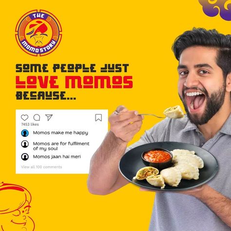 C'mon! You gotta love momos 💕👀 . . . . . . #jaipurrestuarants #tms #jaipurstreetfood #momolove #loveformomo #momolover #streefood #momo #customers #happyclient #themomostory Momos Social Media Post, Nuclear Art, Food Quotes Funny, Funny Compliments, Social Media Poster, Food Quotes, O Love, Instagram Food, Insta Posts