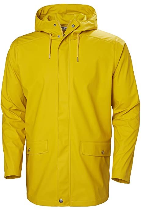 Helly Hansen Men Moss Outdoor Waterproof Shell Jacket - Essential Yellow, 2X-Large: Amazon.co.uk: Clothing Mens Raincoat, Raincoat Jacket, Rain Coat, Waterproof Jacket, Helly Hansen, Shell Jacket, Free Amazon Products, Rain Wear, Jackets Online