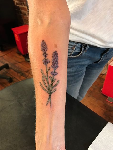 Lavender Flash Tattoo, Lavender Patchwork Tattoo, Traditional Lavender Tattoo, Sage And Lavender Tattoo, Neo Traditional Lavender Tattoo, Lavender Plant Tattoo Black And White, Engraving Tattoo, Lavender Tattoo, American Traditional