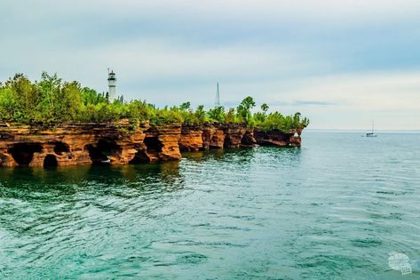 One Day at Apostle Islands National Lakeshore - Our Wander-Filled Life Apostle Islands National Lakeshore, Apostle Islands, How To Book A Cruise, Kayak Tours, More Than Enough, Sunset Cruise, Lake Superior, Grand Tour, Great Lakes