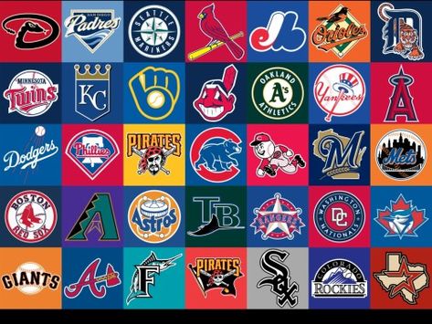 Mlb Logo Collection - Logotipo de los equipos de béisbol - Descargar fondo de pantalla HD Logos Wallpaper, Baseball Wallpaper, Mlb Wallpaper, Baseball Teams Logo, Astros Baseball, Team Wallpaper, Mlb Logos, Baseball Training, Nfl Teams Logos