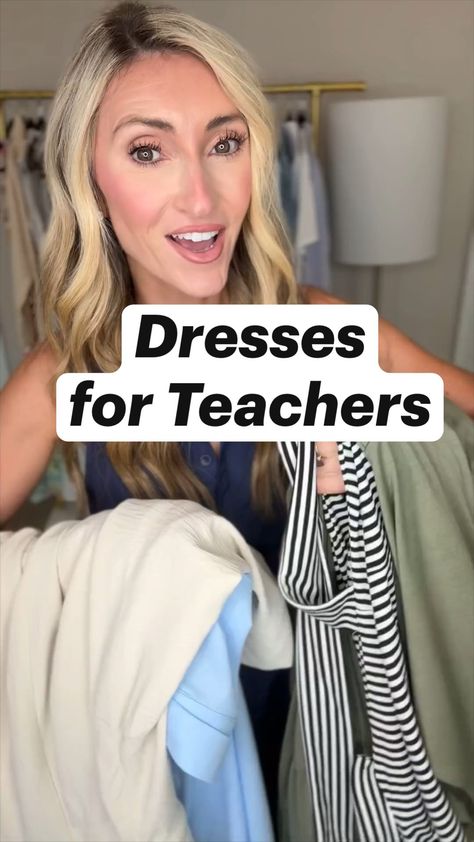 [PaidLink] IM Sharing 7 Casual Dresses That Are Perfect For The Office Or Back To School Outfits For Teachers. From The Midi Dresses To The Button Down Dress! So Many Teacher Dresses That Look Cute With Sneakers For The Classroom Or Loafers For Workwear. Shop These Must Have Summer To Fall Transition Dresses For Back To School! #Affiliatelink #casualteacheroutfitideas Teacher Dress Outfits, School Outfits For Teachers, Dresses For Teachers, Outfit Ideas Teacher, Casual Teacher Outfit, Outfits For Teachers, Teacher Outfit Ideas, Midi Dress Outfit, Teacher Dresses