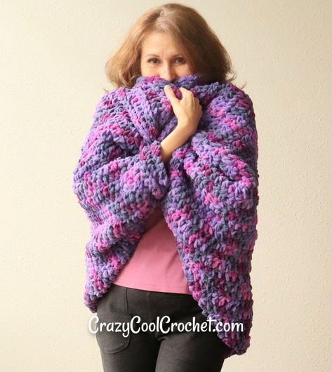 Crochet Blanket Cocoon Shrug - Crazy Cool Crochet Cocoon Shrug Crochet Pattern, Crochet Cocoon Shrug Pattern Free, Crochet Cocoon Shrug, Cool Crochet, Crochet Beginner, Beginner Friendly Crochet, Crochet Cocoon, Crochet Shrug Pattern, Shrug Pattern