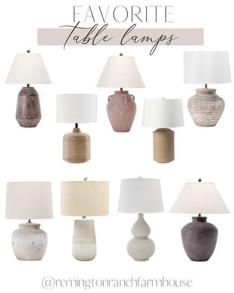 Favorite table lamps - entryway lamps - entryway decor - farmhouse decor - farmhouse style - farmhouse lamps #LTKhome Affordable Table Lamps, Entryway Lamps, Living Room Farmhouse Decor, Affordable Lamp, Farmhouse Table Lamps, Living Room Decor Neutral, Farmhouse Lamps, Table Lighting, Home Finds