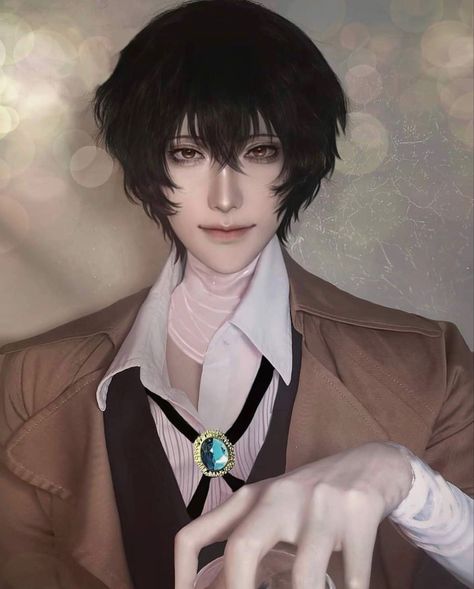 Cosplay Men Anime, Dazai Makeup, Dazai Osamu Cosplay, Dazai Cosplay, Boy Cosplay, Anime Cosplay Ideas, Anime Cosplay Makeup, Cosplay Boy, Snk Cosplay