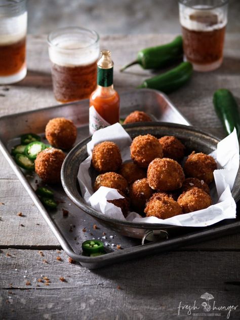 jalapeno popper balls - Fresh Hunger | create a little cookery magic Egg Balls Recipe, Jalapeno Popper Balls, Egg Balls, Pub Snack, Ball Food, Long Island Medium, Cheese Cheddar, Jalapeno Cheese, Jalapeno Popper