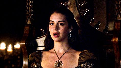 Adelaide Kane Gif Reign, Alysanne Blackwood, Reign Gif, Appalachian Horror, Adelaide Kane Gif, Reign Mary, Alina Starkov, Three Eyes, Medieval Aesthetic