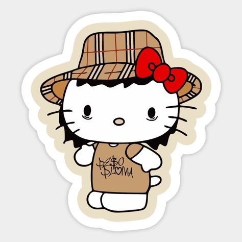 Drawing Stickers, Kitty Drawing, Hello Kitty Drawing, Hello Kitty Art, Music Album Covers, Stickers Cute, Hello Kitty Wallpaper, Cat Stickers, Kids Magnets