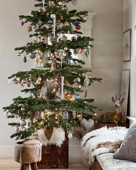 5ft Slim Christmas Tree, Slim Chriatmas Tree, Christmas Tree With Tinsel, 6.5 Slim Christmas Tree, Sparse Christmas Tree, Slim Pre Lit Alpine Christmas Tree, Chriatmas Tree With Tinsel Garland, Amber Christmas, Types Of Christmas Trees