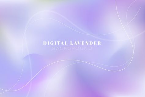 Free Vector | Gradient digital lavender background Lavender Gradient, Digital Lavender, Lavender Background, Vector Gradient, Psd Icon, Vector Photo, Graphic Resources, Vector Free, Lavender