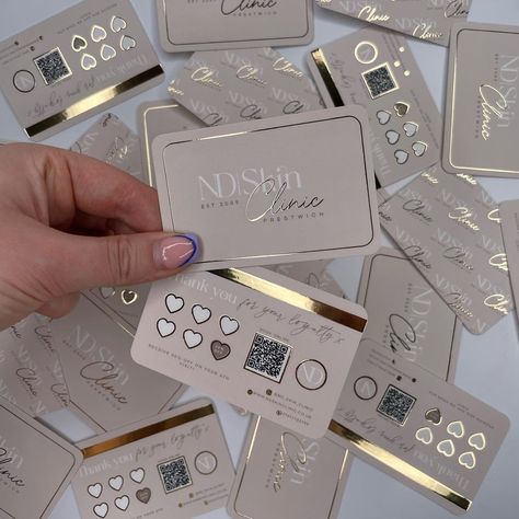 Muse Graphic Design on Instagram: "Luxurious branding completed for @nd_skin_clinic who opted for our package with both design and print included ! if you want to work with…" Luxurious Branding, Nail Salon Business Cards, Nail Business, Salon Business Cards, Card Inspo, Business Baby, Luxury Business Cards, Luxury Card, Skin Clinic