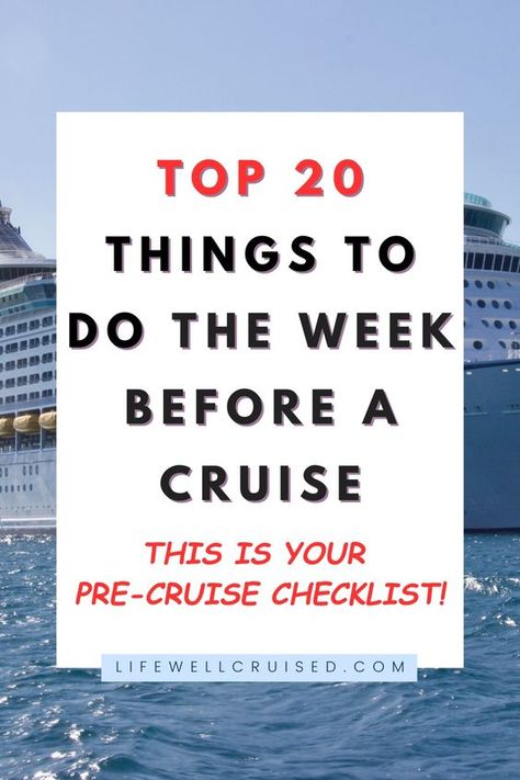 Cruise Checklist Carnival, Pre Cruise Checklist, Cruise Countdown Ideas, Cruise Countdown, Cruise Prep, Cruise Packing Checklist, Msc Magnifica, Cruise Checklist, Alaska Cruise Packing