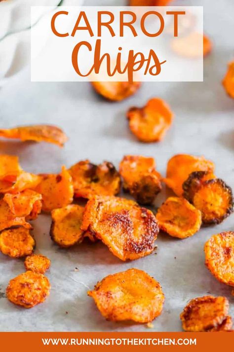 Discover how to make crispy baked carrot chips in two delicious flavors: spicy and sweet. This easy recipe offers a healthier alternative to regular chips, using thinly sliced or peeled carrots coated in coconut oil and your choice of seasonings. Perfect for a light snack or a fun way to get kids excited about veggies. Enjoy them fresh out of the oven for the best flavor and crunch. Plus, explore variations and additional seasoning options to tailor them to your taste. Baked Carrot Chips, Carrot Chips, Spicy Carrots, Party Snack Food, Cheese Snacks, Healthy Snack Options, Light Snacks, Easy Delicious Recipes, Small Bites