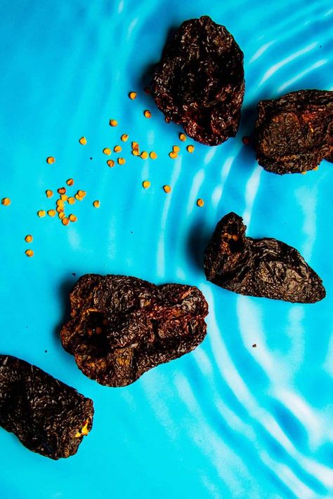 Grinding your own ancho chili powder is easy and the best way to preserve the flavour from these tasty dried peppers. Homemade Chile, Superbowl Chili, Short Rib Chili, Easy Portrait, Pepper Recipes, Ancho Chili Powder, Spice Mix Recipes, Ancho Chili, Dried Peppers